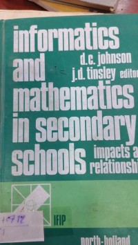 Image of informatics and mathematics in secondary schools