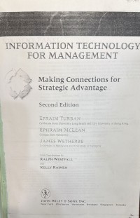 Image of INFORMATION TECHNOLOGY FOR MANAGEMENT