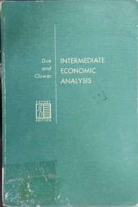 Image of Intermediate Economic Analysis