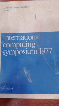Image of international computing symposium 1977