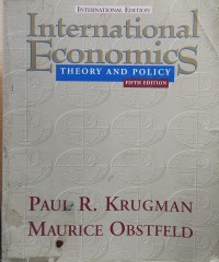 Image of International Economics Theory and Policy