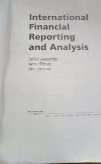 Image of International Financial Reporting and Analysis