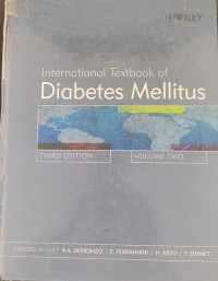 Image of International Text book of Diabetes