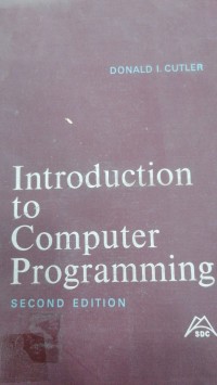 Image of Introduction to Computer programming