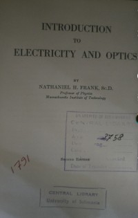 Image of Introduction to Elec and Optics