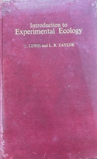 Image of Introduction to Experimental Ecology