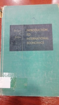 Image of INTRODUCTION TO INTERNATIONAL ECONOMICS
