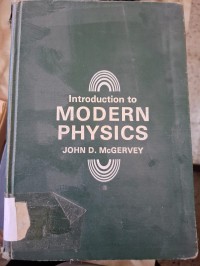 Image of INTRODUCTION TO MODERN PHYSICS