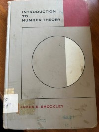 Image of INTRODUCTION TO NUMBER THEORY
