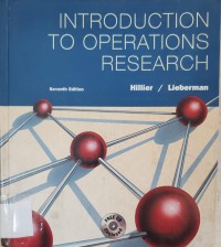 Image of INTRODUCTION TO OPERATIONS RESEARCH