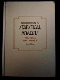 Image of Introduction to Statistical Analysis