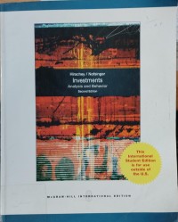Image of Investments Analysis and Behavior