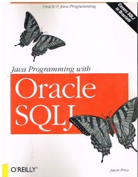 Image of JAVA PROGRAMMING WITH ORACLE SQLJ
