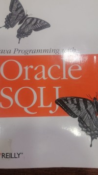 Image of Java programming with Oracle sQLJ