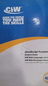 Image of Javascript Fundamentals student Guide