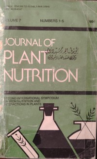 Image of JOURNAL OF
PLANT NUTRITION