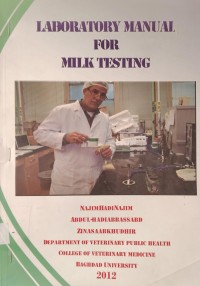 Image of LABORATORY MANUAL FOR MILK TESTING