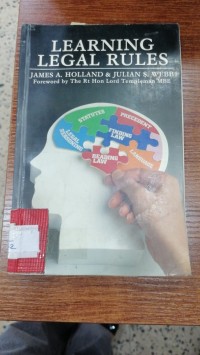 Image of LEARNING  LEGAL RULES