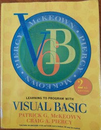 Image of LEARNING TO PROGRAM WITH VISUAL BASIC