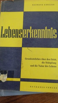 Image of LEBENSERKEN NTNIS