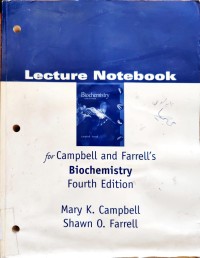 Image of Lecture Notebook for Biochemistry