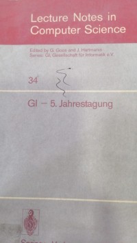 Image of lecture notes in computer science