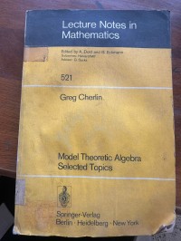 Image of Lecture Notes in Mathematics
