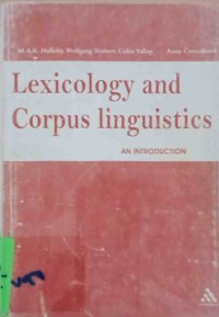Image of Lexicology and Corpus Linguistics