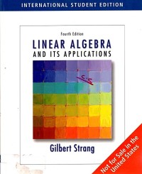 Image of LINEAR ALGEBRA AND ITS APPLICATIONS