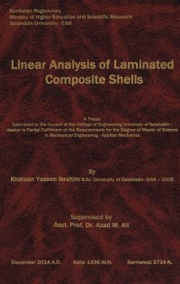 Image of LINEAR ANALYSIS OF LAMINATED COMPOSITE SHELLS