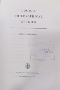Image of LOGICO- PHILOSOPHICAL STUDIES