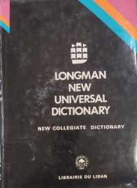 Image of LONGMAN NEW UNIVERSAL DICTIONARY