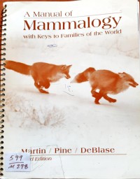 Image of MAMMALOGY