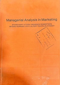 Image of managerial analysis in marketing