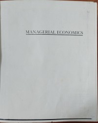 Image of Managerial Economics