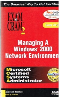 Image of MANAGING A WINDOWS 2000 NETWORK ENVIRONMENT