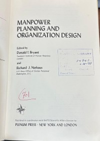 Image of MANPOWER PLANNING AND ORGANIZATION DESIGN