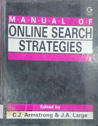 Image of Manual of online search strategies
