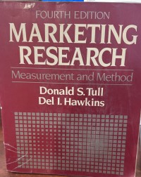 Image of MARKETING RESEARCH