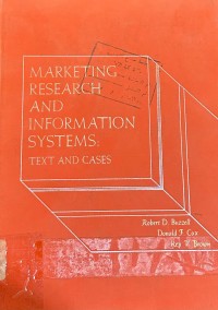 Image of MARKITING RESEARCH AND INFORMATION SYSTEMS