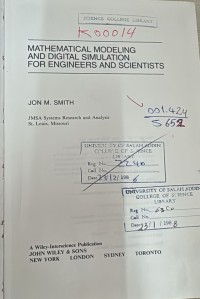 Image of MATHEMATICAL MODELING AND DIGITAL SIMULATION