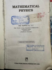 Image of MATHEMATICAL PHYSICS
