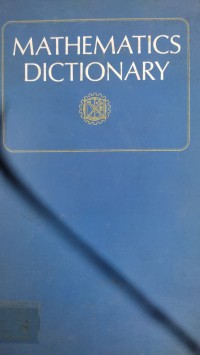 Image of MATHEMATICS DICTIONARY