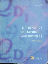 Image of Mathematics For Economics and business
