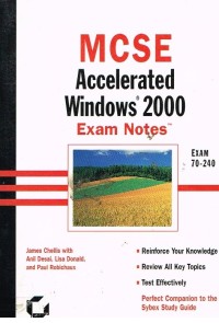 Image of MCSE ACCELERATED WINDOWS 2000 EXAM NOTES