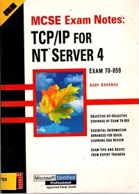Image of MCSE Exam Notes:TCP/IP for NT Server 4