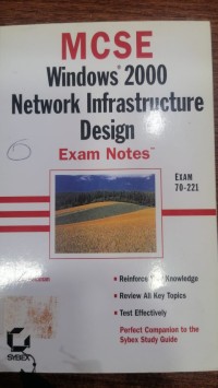Image of MCSE Windows 2000 NETWORK Infrastructure Design