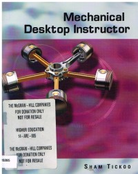 Image of MECHANICAL DESKTOP INSTRUCTOR