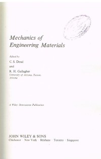 Image of MECHANICS OF ENGINEERING MATERIALS
