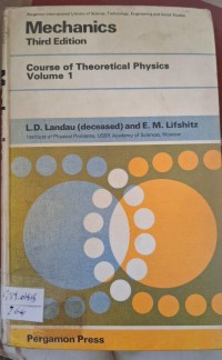 Image of MECHANICS THIRD EDITION
